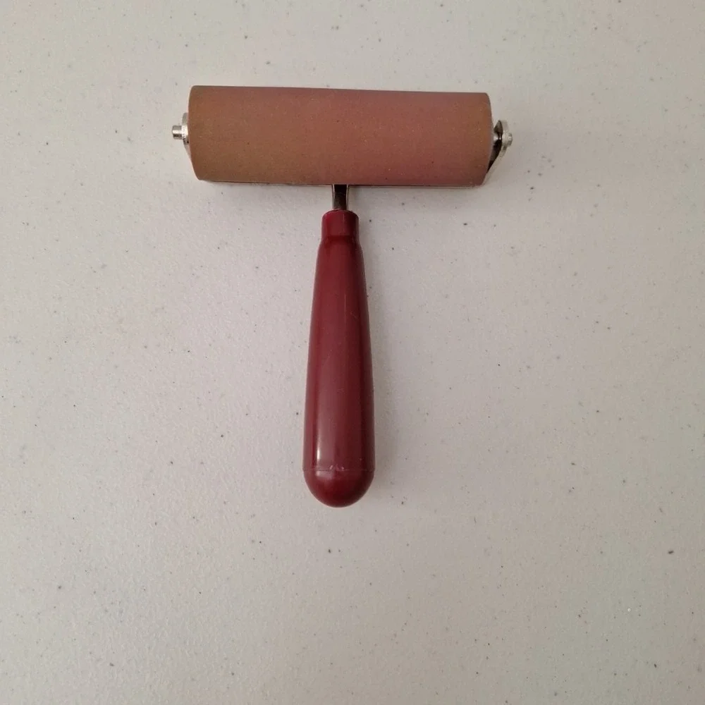 Vintage Printmasters SPEEDBALL Soft Rubber No. 64 Brayer 4 Inch Roller